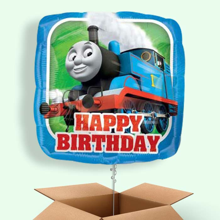 Thomas the Tank Engine Balloon in a Box - Birthday - 1 Balloon | Small Indoor Plants