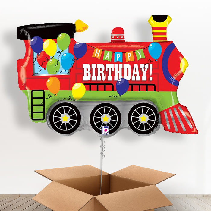 Giant Train Balloons in a Box