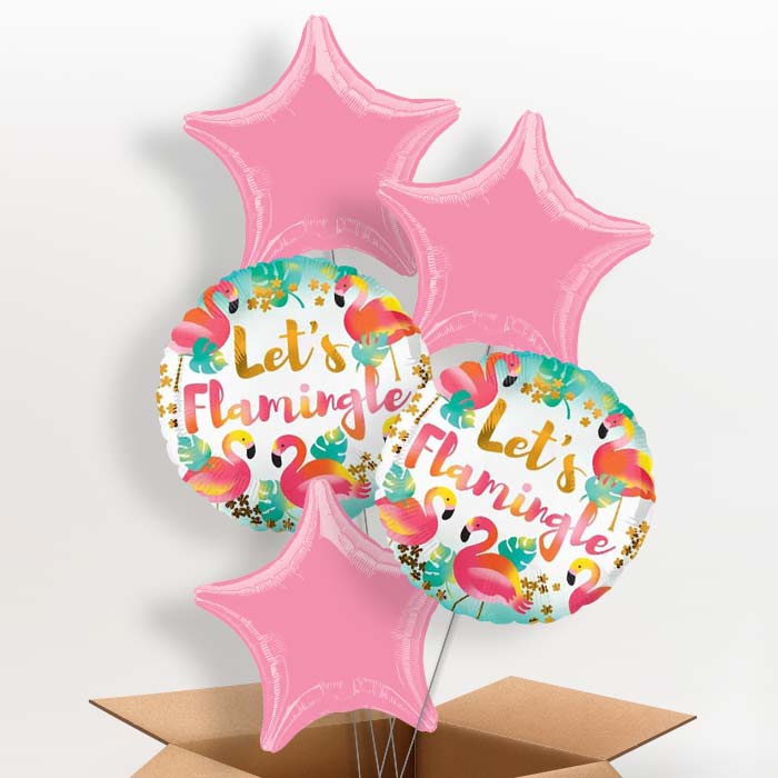 Flamingo Balloon in a Box (Flamingle)