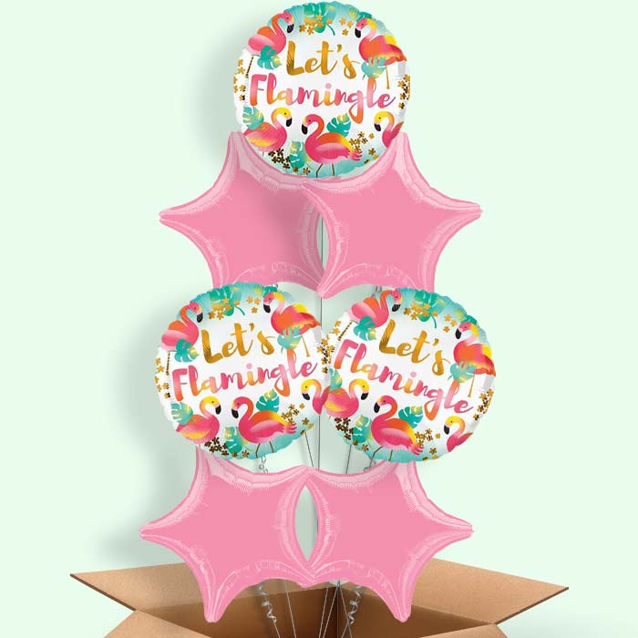 Flamingo Balloon in a Box (Flamingle)