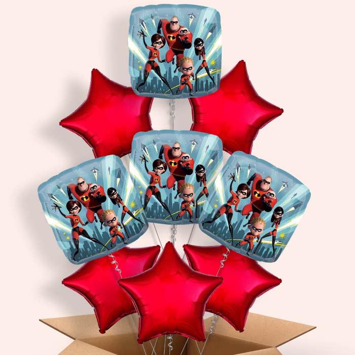 Incredibles 2 Balloon in a Box - 9 Balloon | Small Indoor Plants
