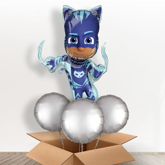 Giant Catboy PJ Masks Balloons in a Box - With 3 Themed Balloons | Small Indoor Plants