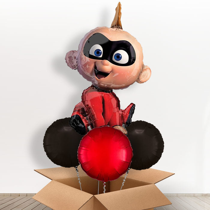 Giant Jack The Incredibles Balloon in a Box - With 3 Themed Balloons | Small Indoor Plants