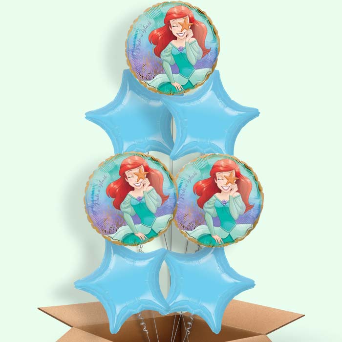 Little Mermaid Balloon in a Box - 7 Balloon | Small Indoor Plants