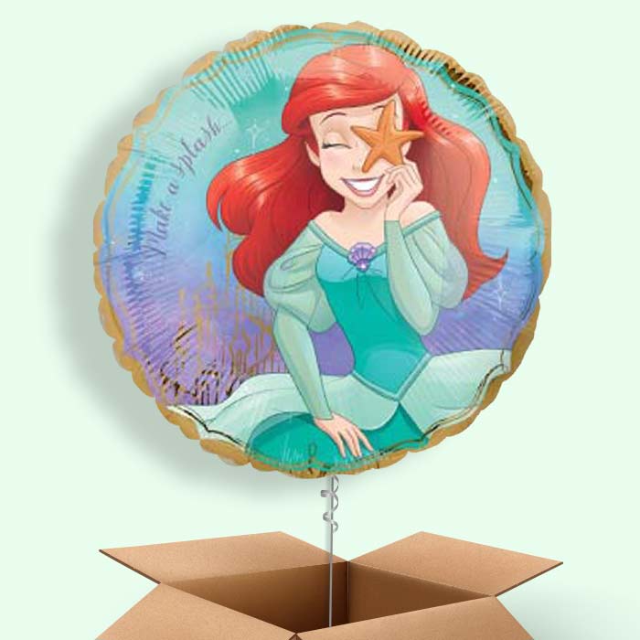 Little Mermaid Balloon in a Box - 1 Balloon | Small Indoor Plants