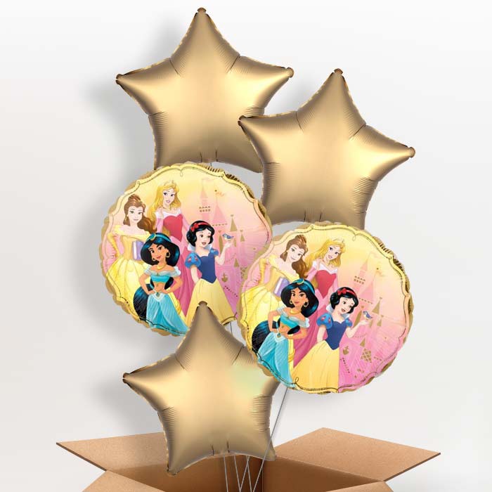 Disney Princess Helium Balloons Delivered - 5 Balloon | Small Indoor Plants
