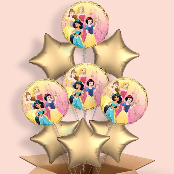 Disney Princess Helium Balloons Delivered - 9 Balloon | Small Indoor Plants