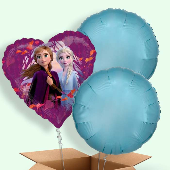 Heart Frozen 2 Balloons in a Box - 3 Balloon | Small Indoor Plants
