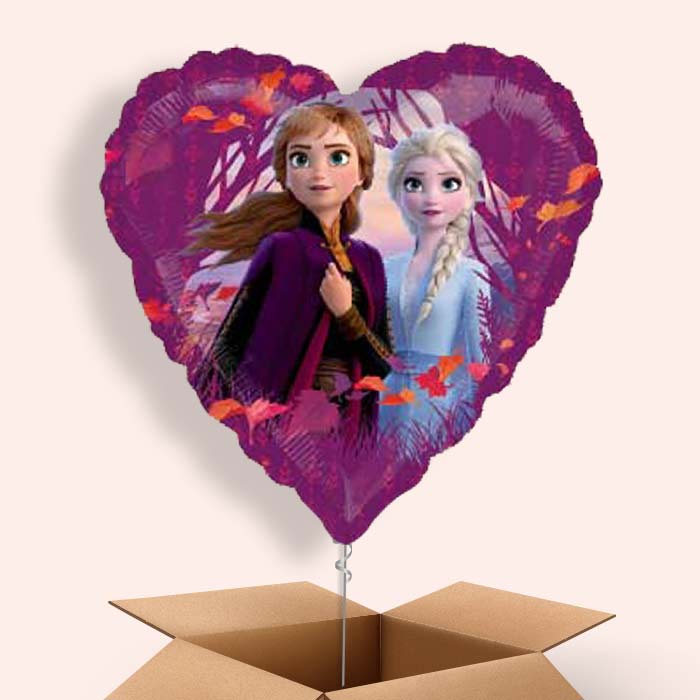 Heart Frozen 2 Balloons in a Box - 1 Balloon | Small Indoor Plants