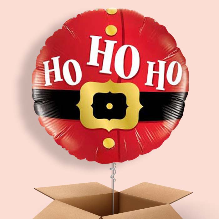 Santa Balloon in a Box - Ho Ho Ho - 1 Balloon | Small Indoor Plants