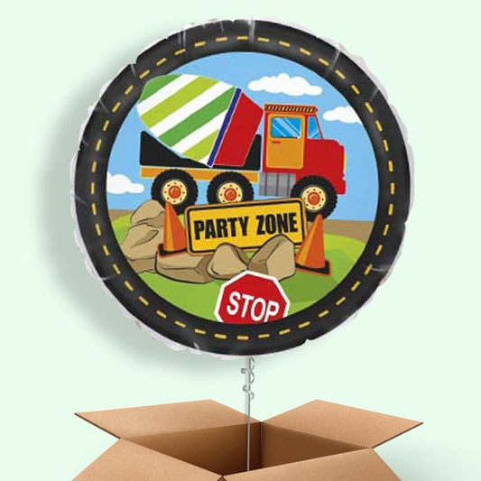 Dump Truck Balloon in a Box (Construction) - 1 Balloon | Small Indoor Plants