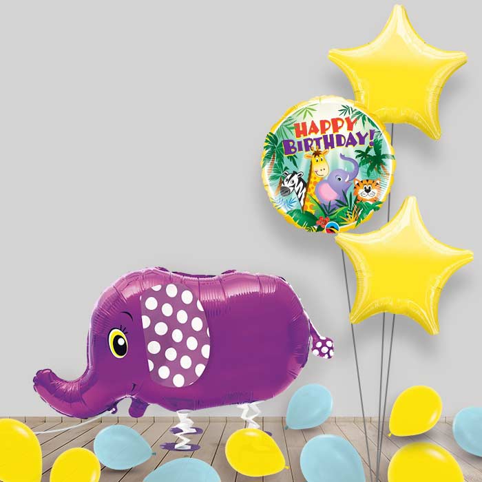 Elephant Balloon Animal in a Box - Walking Package | Small Indoor Plants