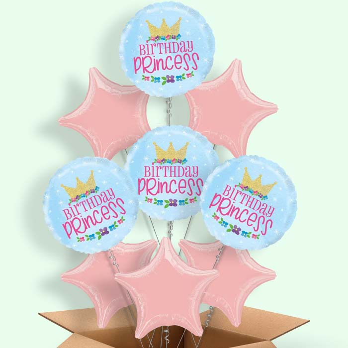 Magical Birthday Princess Balloon in a Box - 9 Balloon | Small Indoor Plants