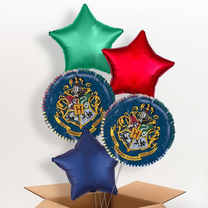 Blue Harry Potter Helium Balloons Delivered - 5 Balloon | Small Indoor Plants