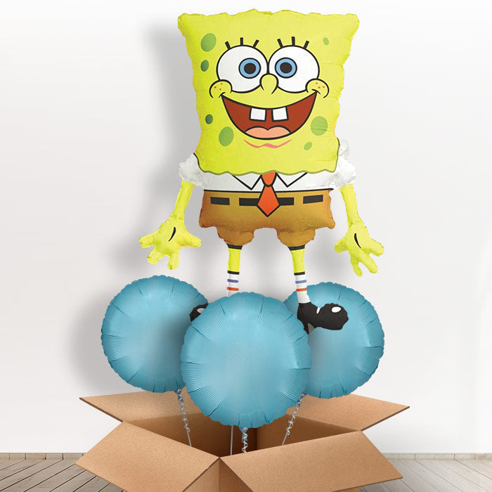 Giant Spongebob Balloon in a Box - With 3 Themed Balloons | Small Indoor Plants