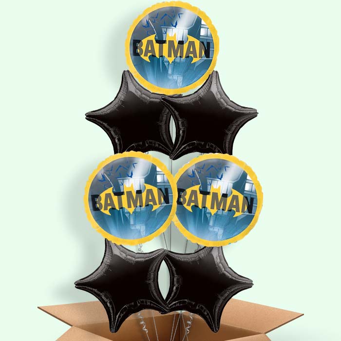 Batman Gotham Helium Balloon in a Box - 7 Balloon | Small Indoor Plants