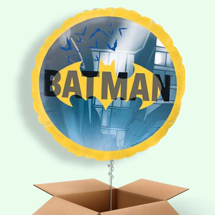Batman Gotham Helium Balloon in a Box - 1 Balloon | Small Indoor Plants