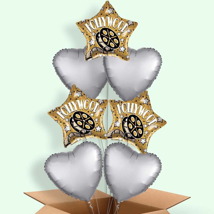 Hollywood Balloons in a Box - 7 Balloon | Small Indoor Plants