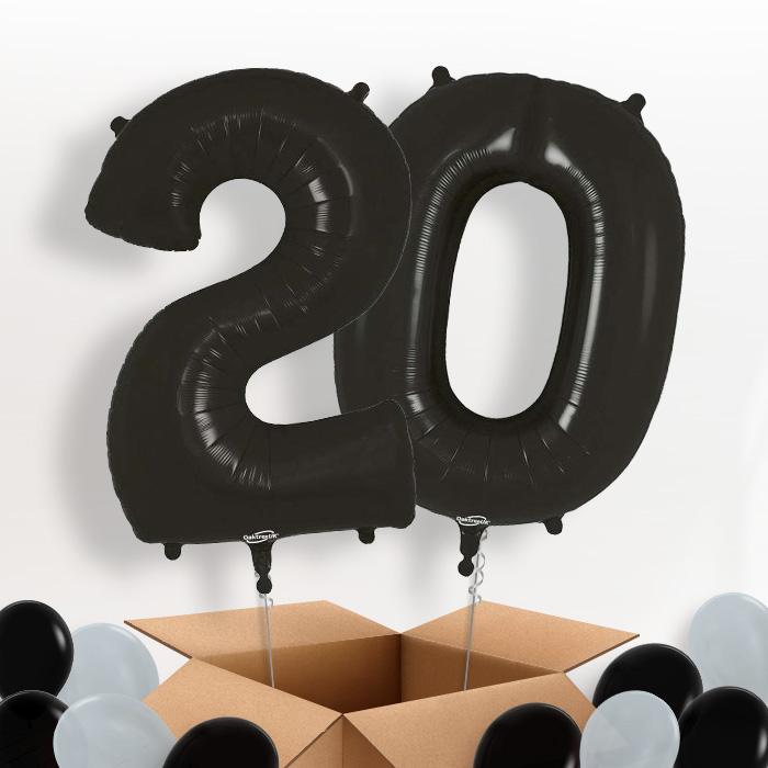 Black 20 Balloons in a Box