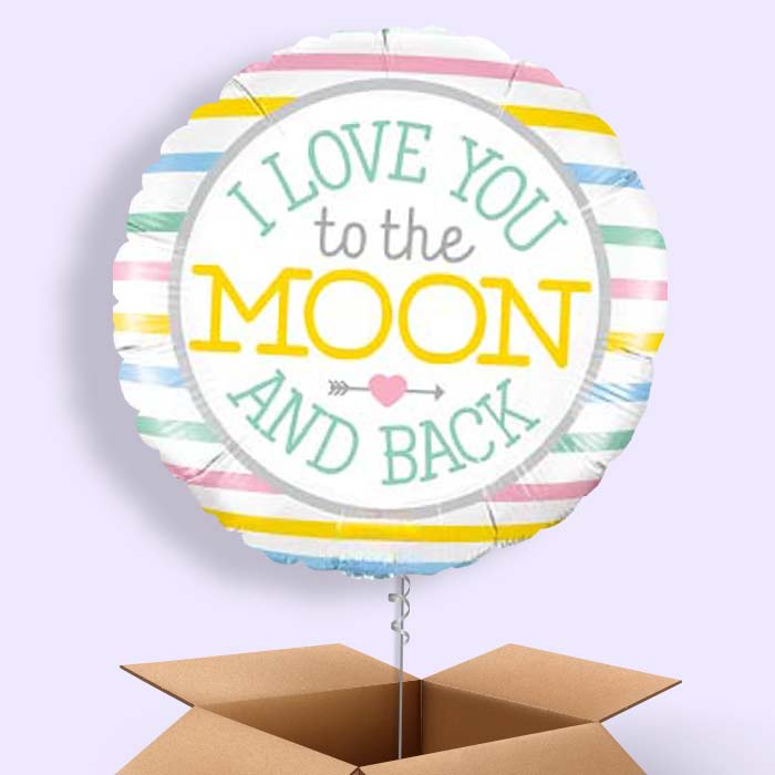 Love You to the Balloon & Back Balloon in a Box - 1 Balloon | Small Indoor Plants