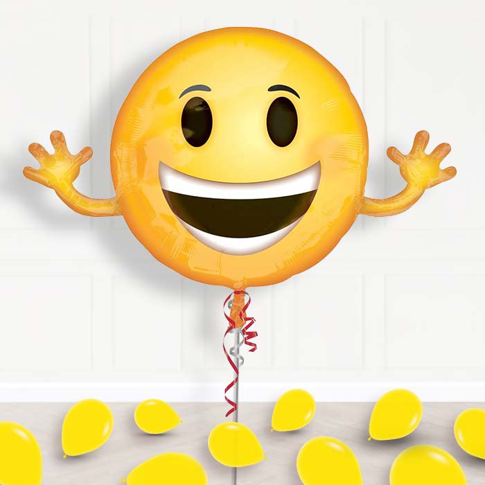 Emoji Helium Balloon Display in a Box Gift