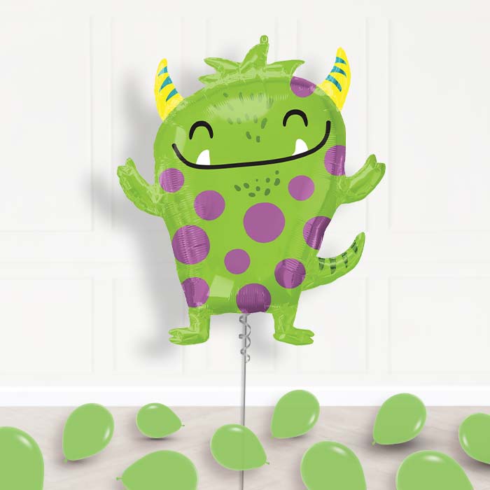 Green Monster Balloon Package Delivered