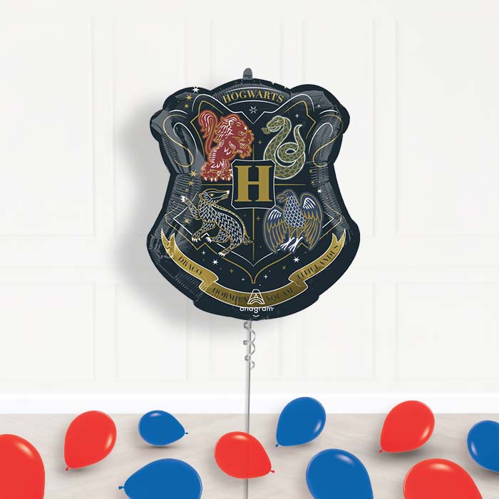 Harry Potter Hogwarts Crest Balloon Package Delivered