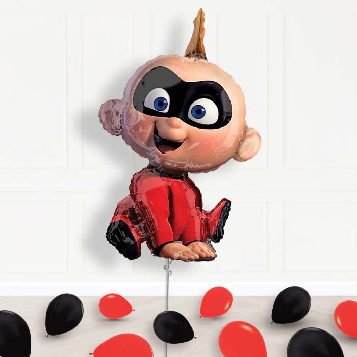 Inflated The Incredibles Helium Balloon Package in a Box