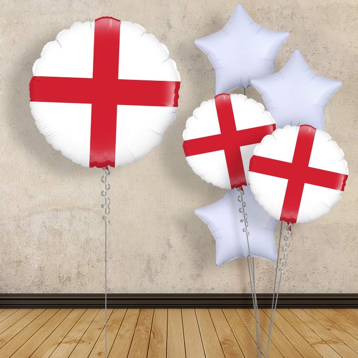 England Helium Balloons in a Box - 1 Balloon | Small Indoor Plants