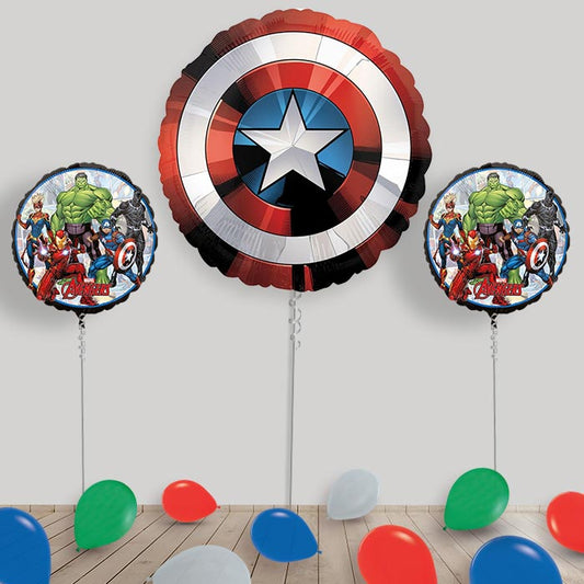 Avengers Balloon Display in a Box Gift - Package | Small Indoor Plants