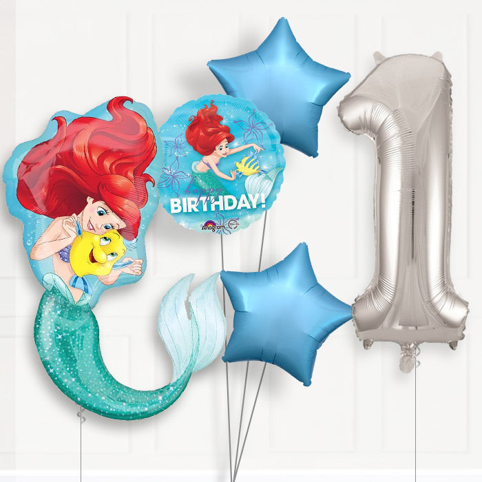Ariel Helium Balloon Package 1st Birthday - Number 1 | Small Indoor Plants