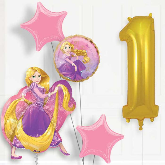 Rapunzel Helium Balloon Package 1st Birthday - Number 1 | Small Indoor Plants