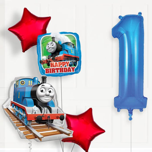 Thomas and Friends Helium Balloon Package 1st Birthday - Number 1 | Small Indoor Plants