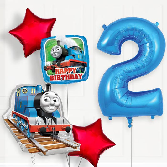 Thomas and Friends Helium Balloon Package 2nd Birthday - Number 2 | Small Indoor Plants