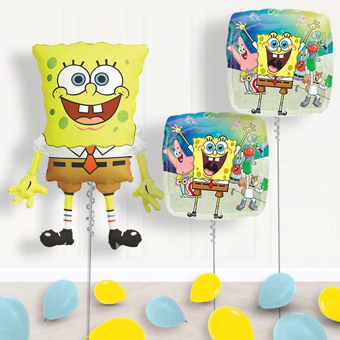 Spongebob Helium Balloon Package in a Box