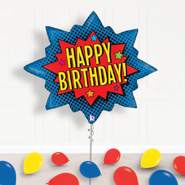 Childrens Party Superhero Balloon Display
