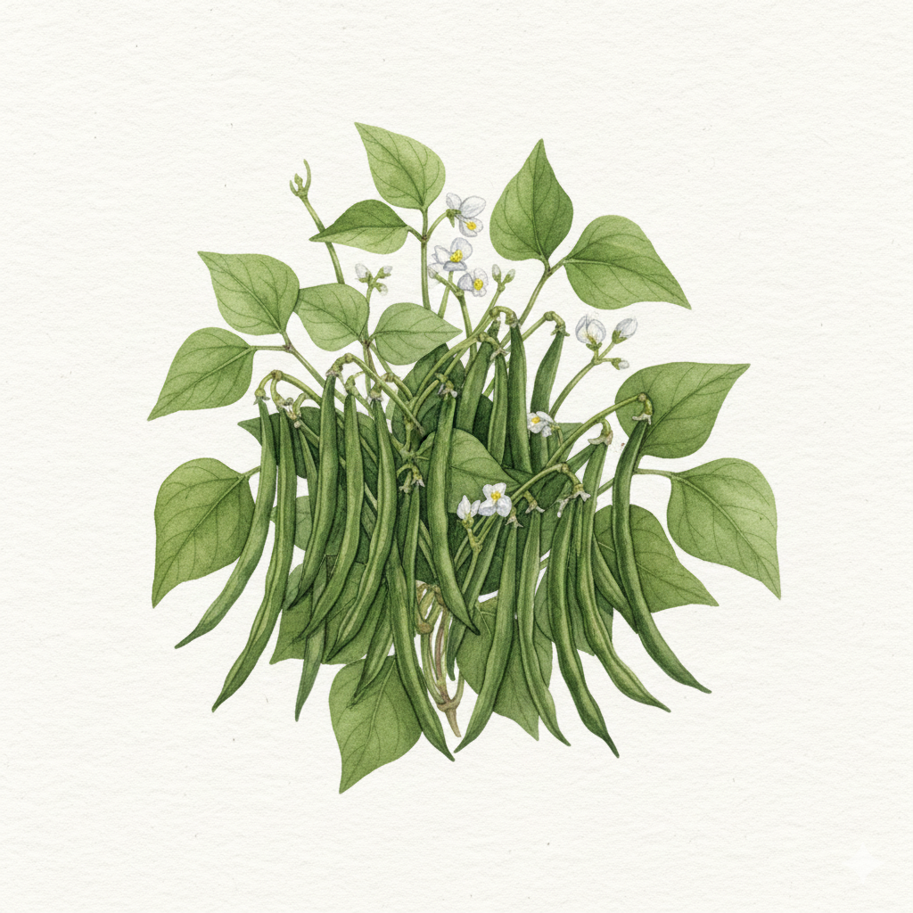 Dwarf French Bean Seeds - Safari - Slender Gourmet "Kenya-Type" Beans (125 Seeds)