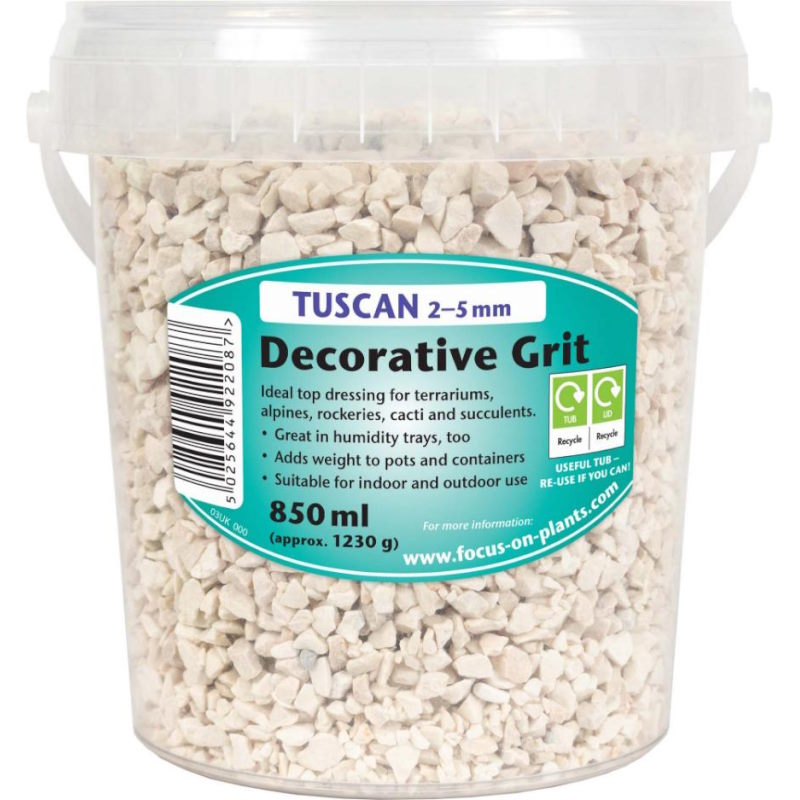 Tuscan Decorative Stones for Plant Pots 2-5 mm 850 ml