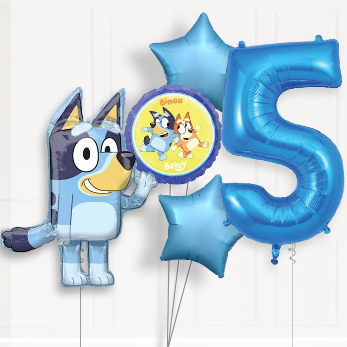 Bluey Birthday Balloon Package Choose Your Number