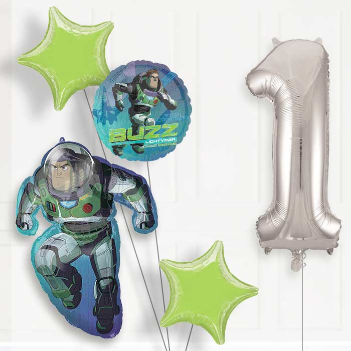 Buzz Lightyear Birthday Balloon Package Choose Your Number - Number 1 | Small Indoor Plants
