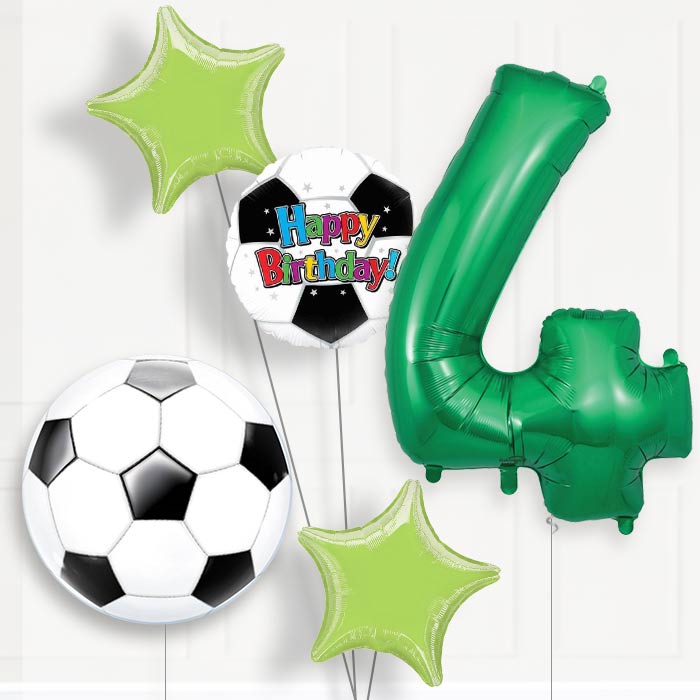 Football Birthday Balloon Package Choose Your Number