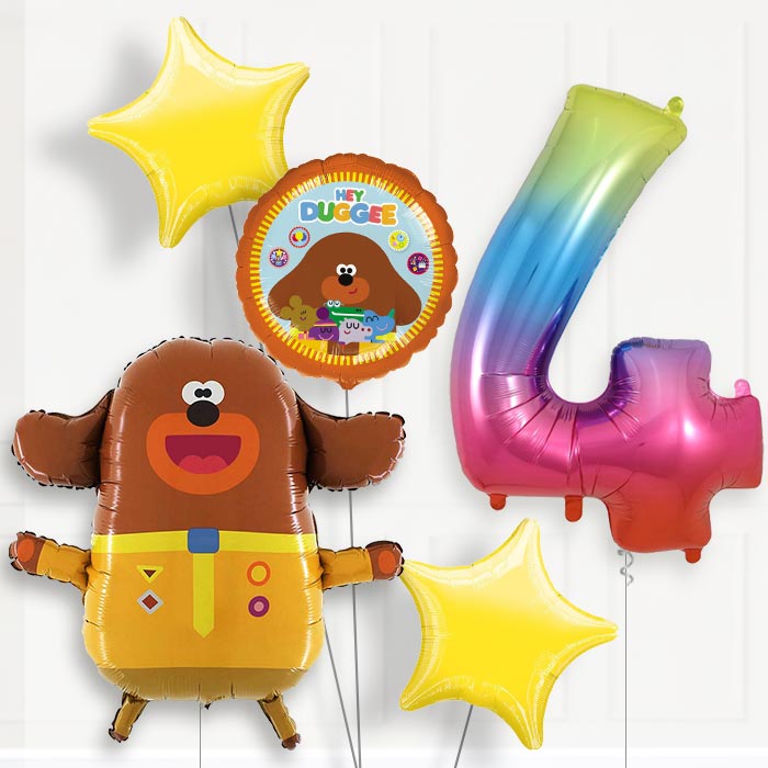 Hey Duggee Birthday Balloon Package Choose Your Number