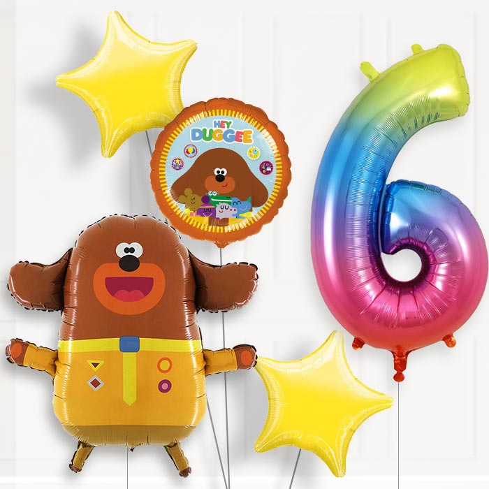 Hey Duggee Birthday Balloon Package Choose Your Number