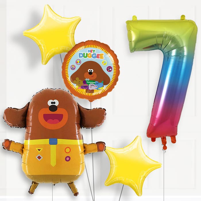 Hey Duggee Birthday Balloon Package Choose Your Number