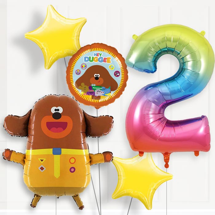 Hey Duggee Birthday Balloon Package Choose Your Number