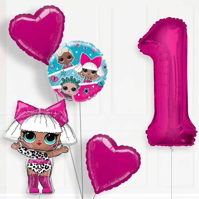 Lol Surprise Birthday Balloon Package Choose Your Number - Number 1 | Small Indoor Plants
