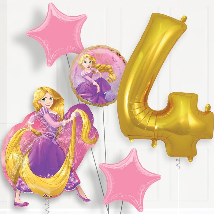 Rapunzel Birthday Balloon Package Choose Your Number