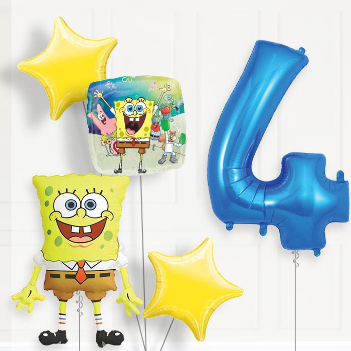 Spongebob Birthday Balloon Package Choose Your Number