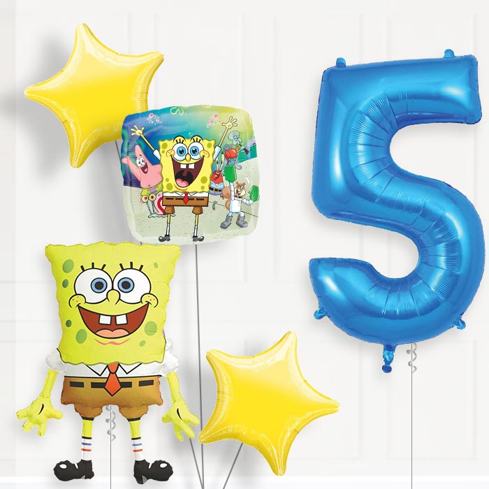 Spongebob Birthday Balloon Package Choose Your Number