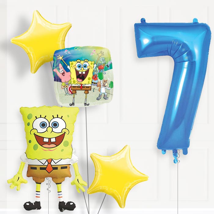 Spongebob Birthday Balloon Package Choose Your Number